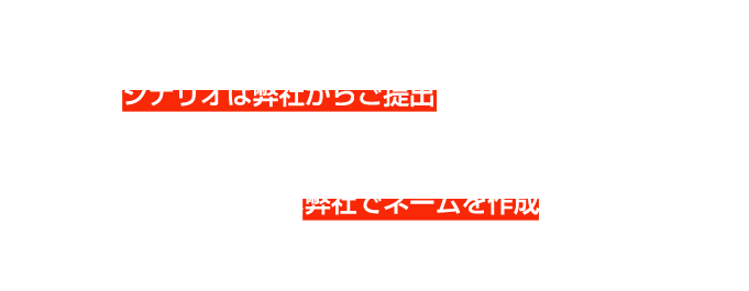 マンガを描くことに集中できる。マンガのシナリオは弊社からご提供いたします。あなたはマンガを描くことに集中することができます。マンガのコマ割りに自信がないというイラストレータ様には弊社でネームを作成することも可能です。